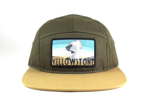 National Park Hat - Yellowstone 5 Panel