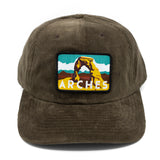National Park Hat - Arches Corduroy Dad Hat